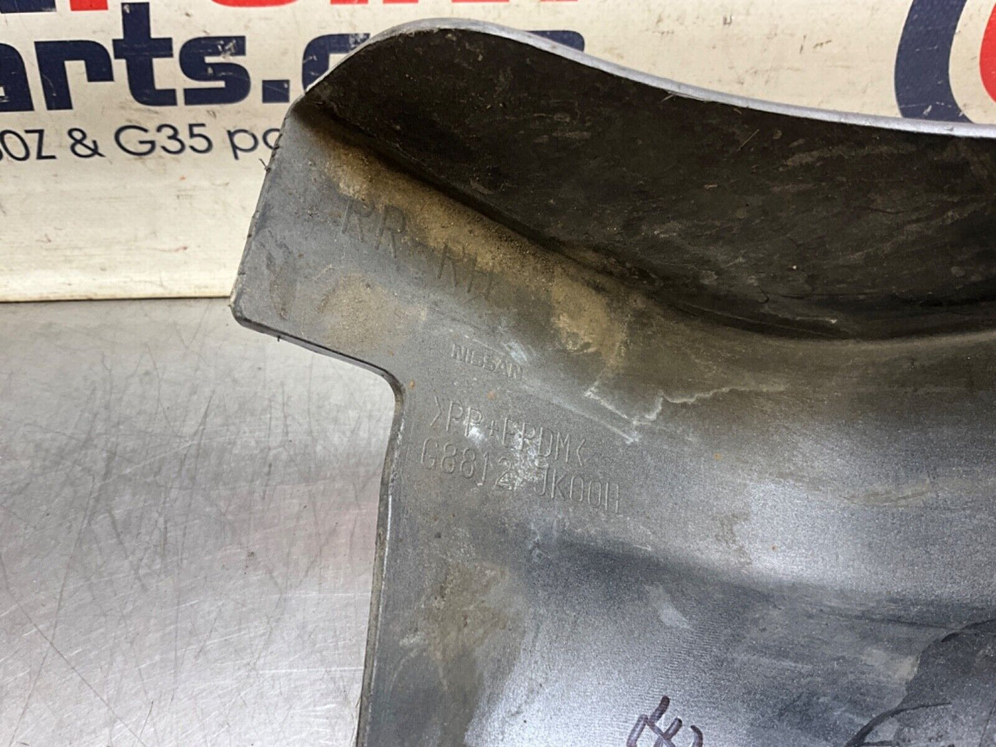 2009 Infiniti V36 G37 Passenger Right Rear Splash Guard Mud Flap OEM 12BAWFE - On Point Parts Inc