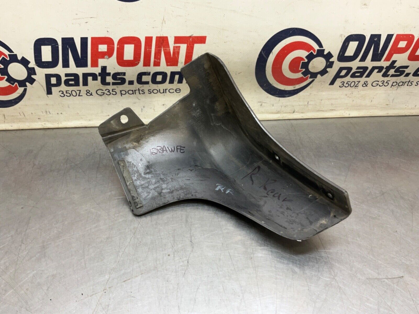 2009 Infiniti V36 G37 Passenger Right Rear Splash Guard Mud Flap OEM 12BAWFE - On Point Parts Inc