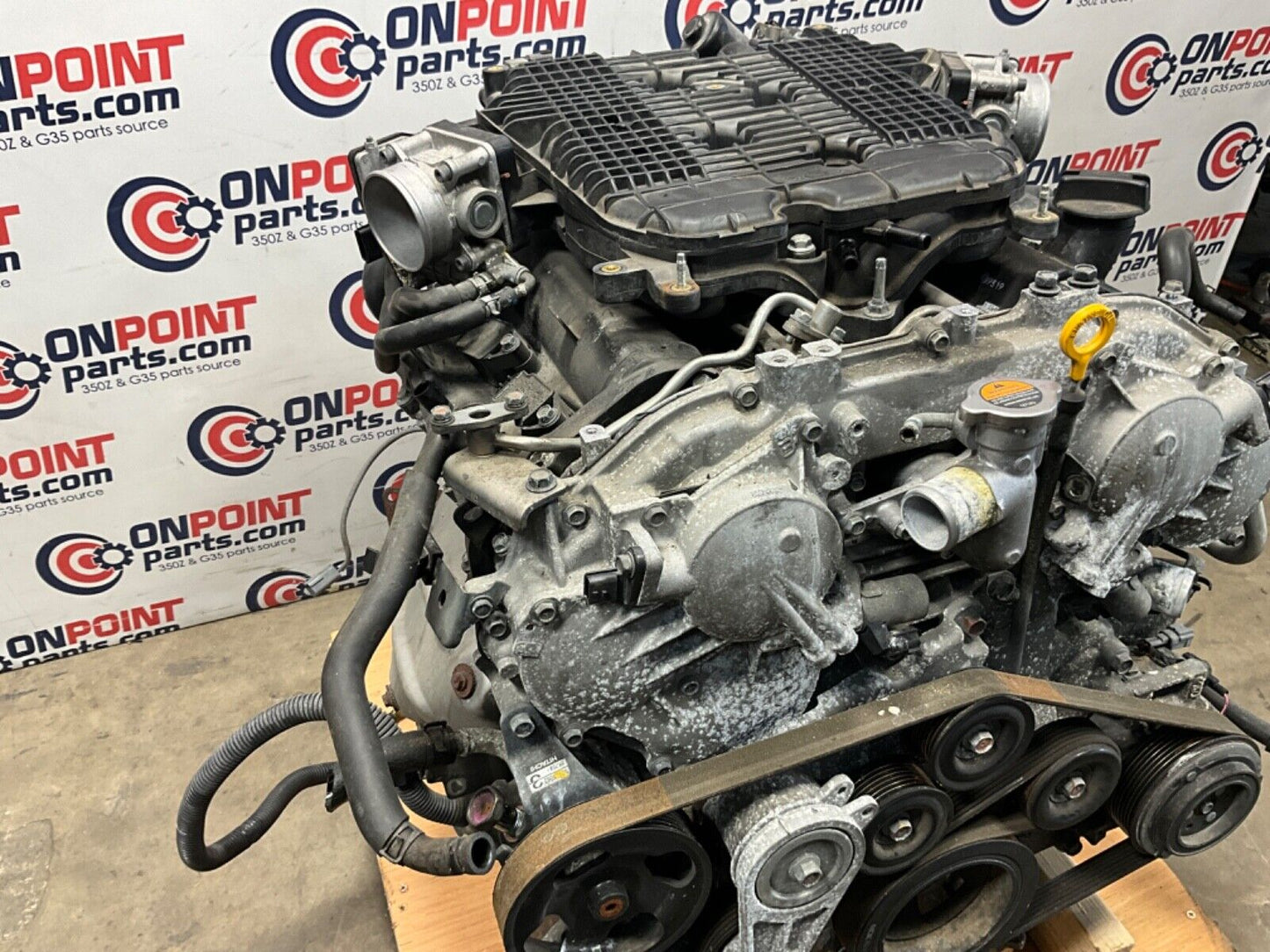 2009 Infiniti V36 G37 VQ37VHR Engine Automatic 56k OEM 12BAWF0 - On Point Parts Inc