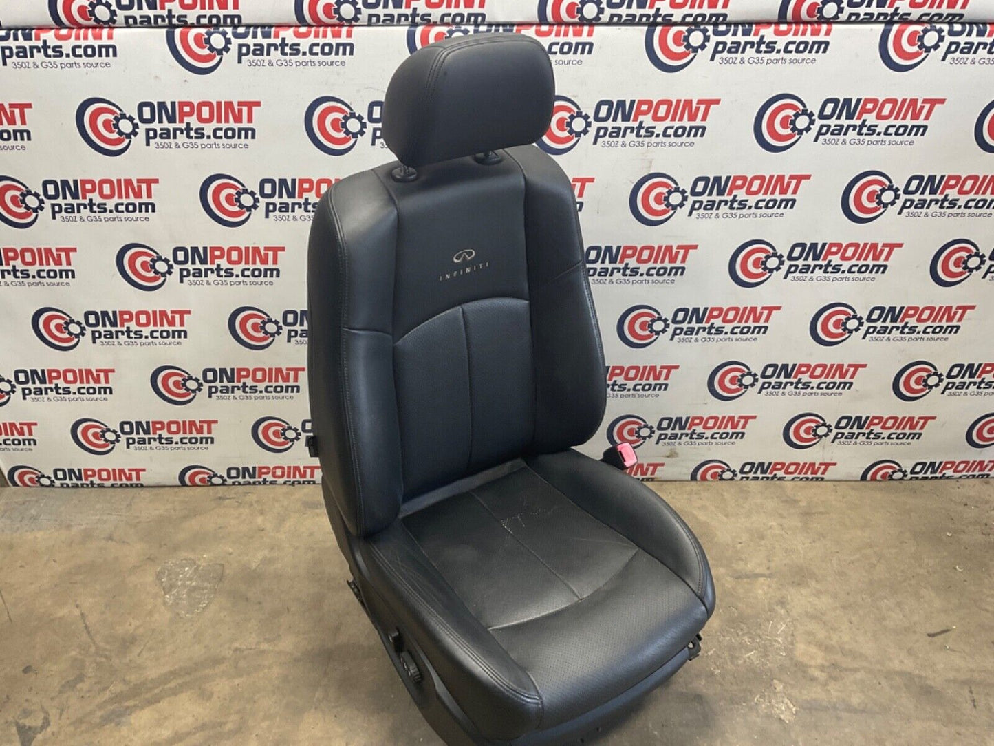 2009 Infiniti V36 G37 Passenger Right Front Sedan Leather Power Seat OEM 12BAWF9 - On Point Parts Inc