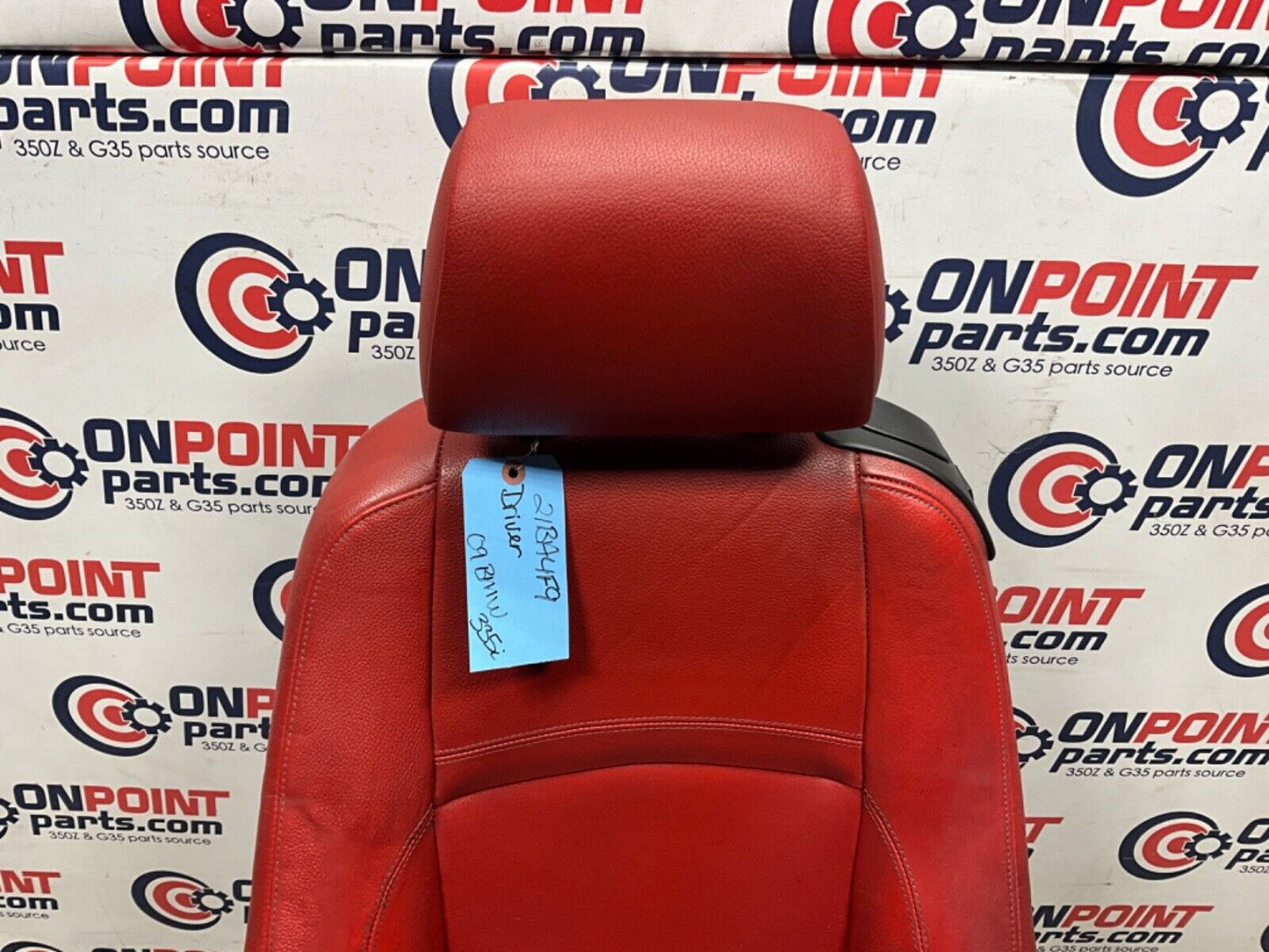 2009 BMW E92 335i Driver Left Front Coupe Power Leather Seat OEM 21BA4F9 - On Point Parts Inc