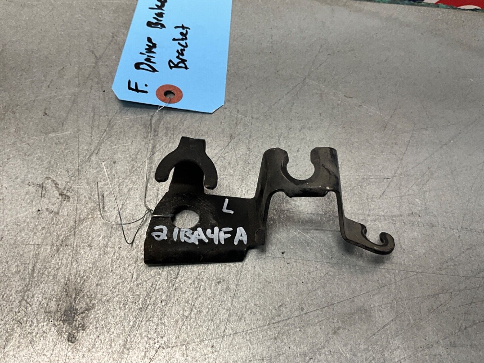 2009 BMW E92 335i Driver Left Front ABS Brake Line Sensor Bracket OEM 21BA4F - On Point Parts Inc