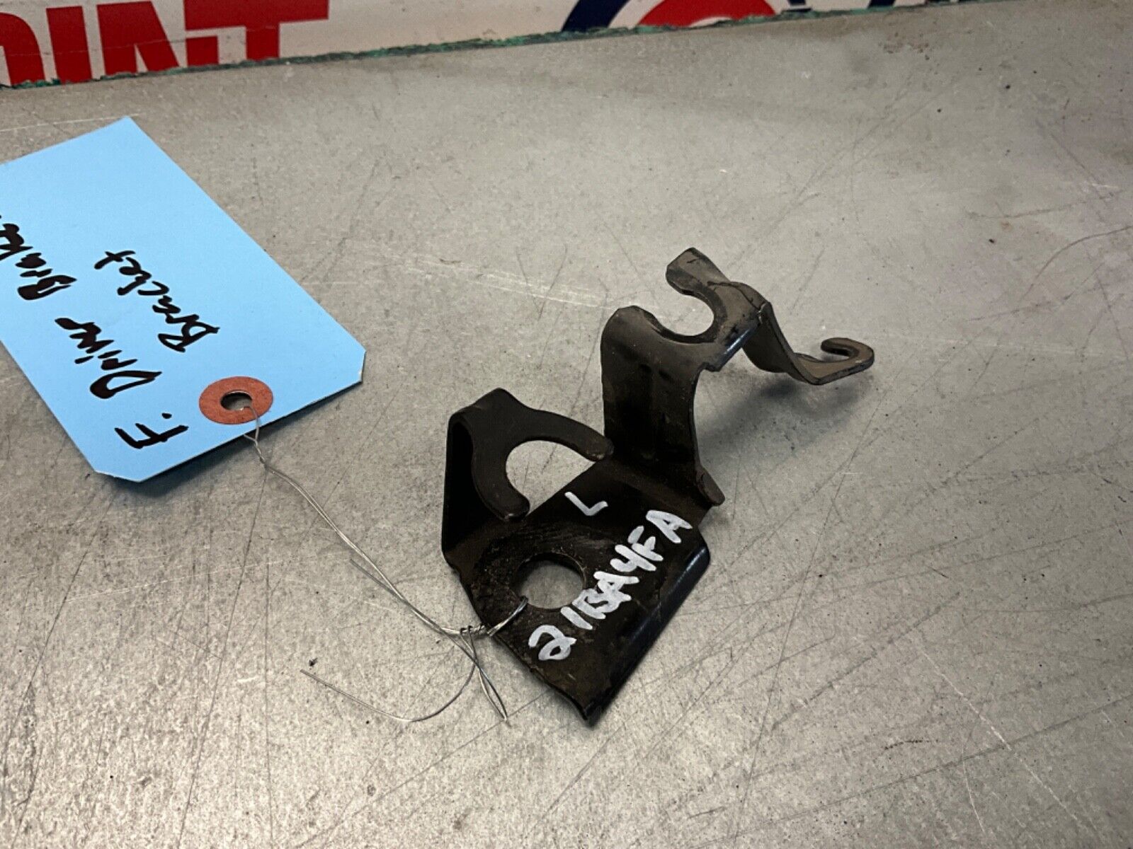 2009 BMW E92 335i Driver Left Front ABS Brake Line Sensor Bracket OEM 21BA4F - On Point Parts Inc