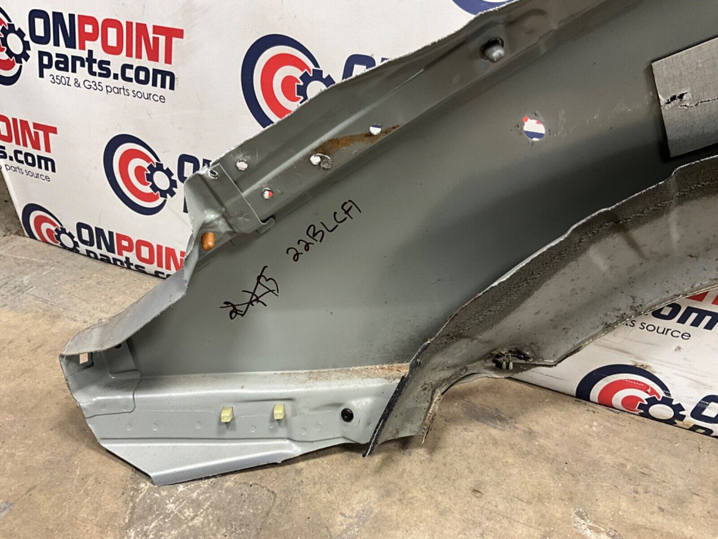 2004 Nissan Z33 350Z Driver Left Rear Fender Quarter Panel OEM 22BLCF5 - On Point Parts Inc