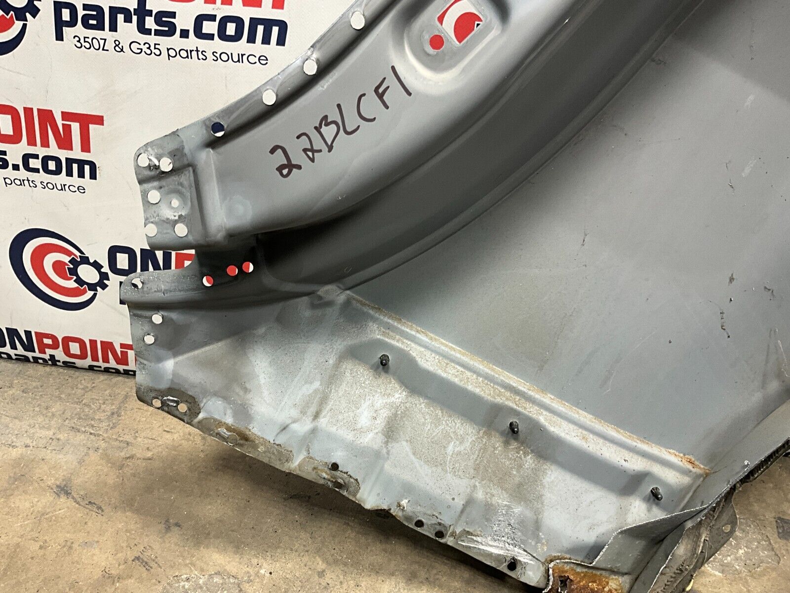 2004 Nissan Z33 350Z Passenger Right Rear Fender Quarter Panel OEM 22BLCF5 - On Point Parts Inc