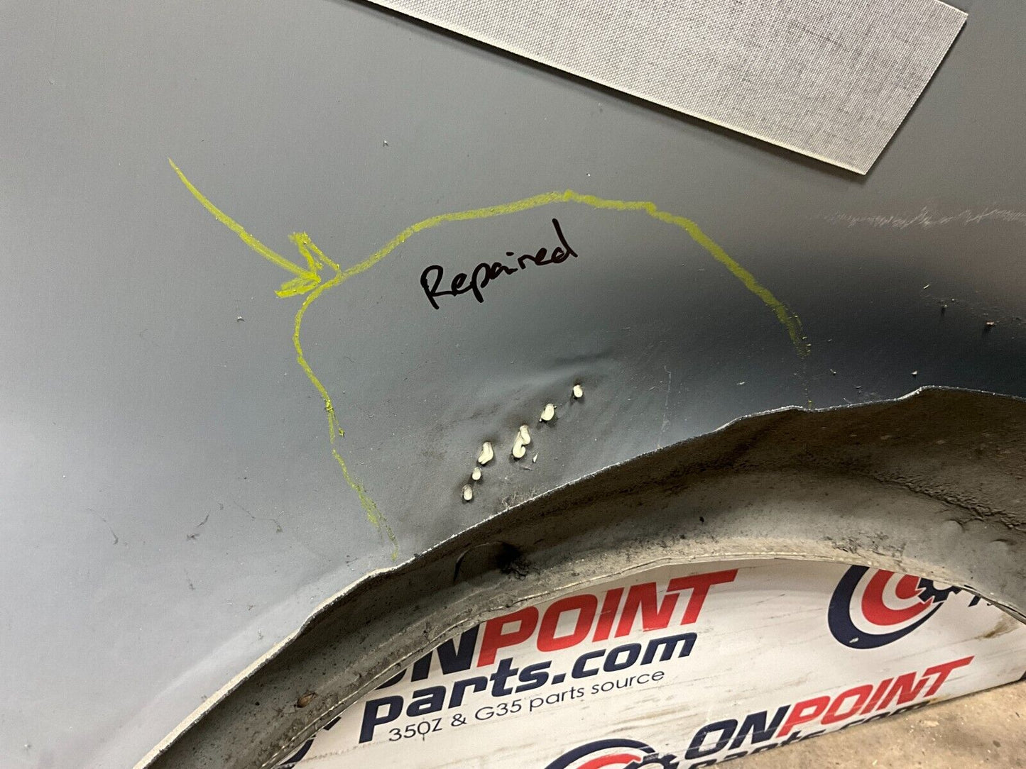 2004 Nissan Z33 350Z Passenger Right Rear Fender Quarter Panel OEM 22BLCF5 - On Point Parts Inc