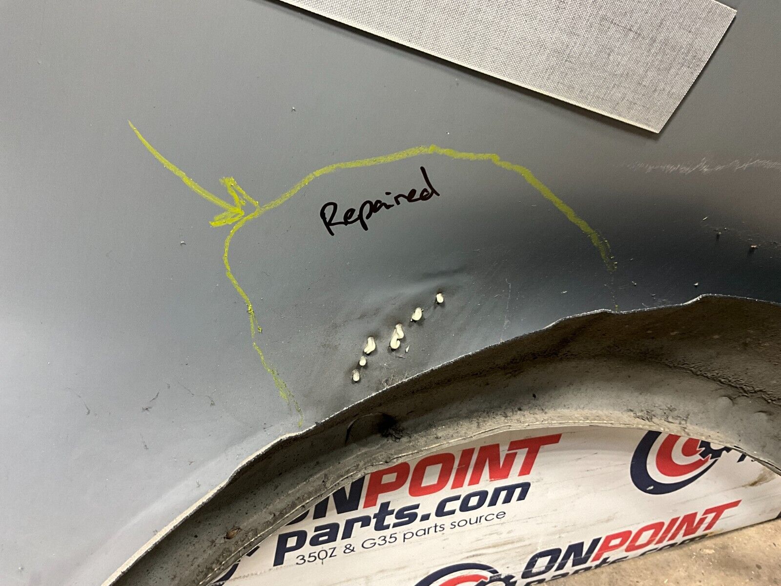 2004 Nissan Z33 350Z Passenger Right Rear Fender Quarter Panel OEM 22BLCF5 - On Point Parts Inc