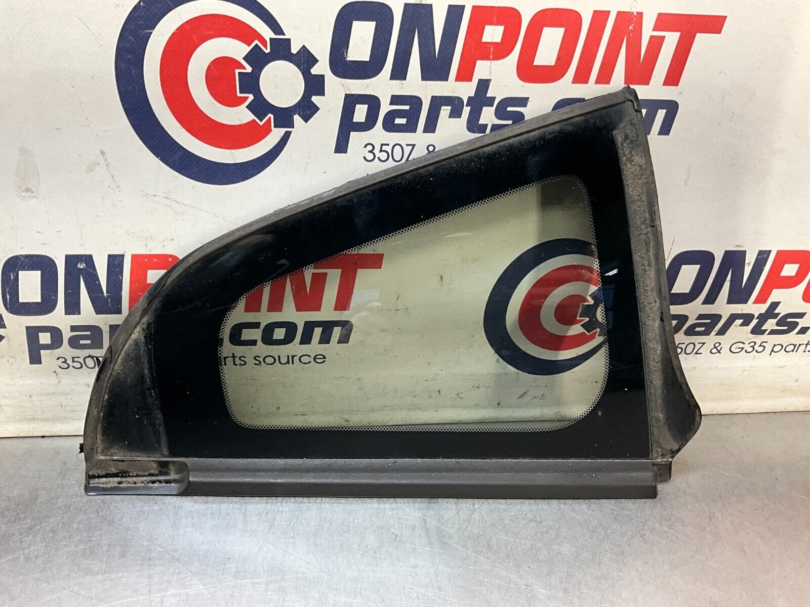 2004 Nissan Z33 350Z Passenger Right Rear Quarter Glass Side Window OEM 22BLCFE - On Point Parts Inc