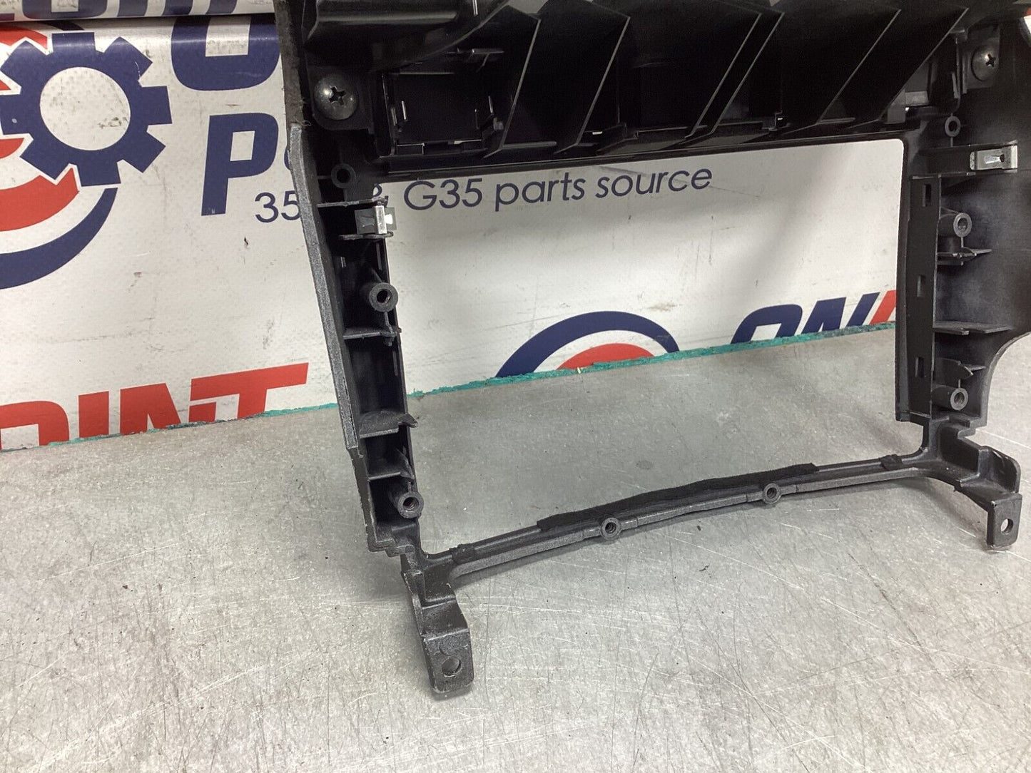 2007 Nissan Z33 350Z Front Center Dash Radio Bezel Trim OEM 25BBMF7 - On Point Parts Inc