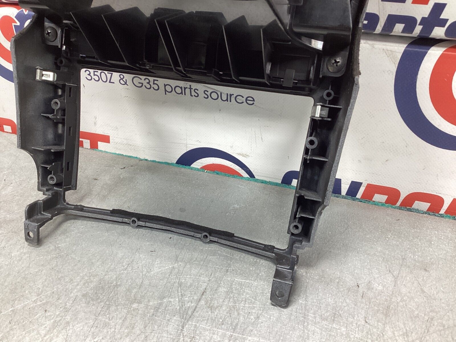 2007 Nissan Z33 350Z Front Center Dash Radio Bezel Trim OEM 25BBMF7 - On Point Parts Inc