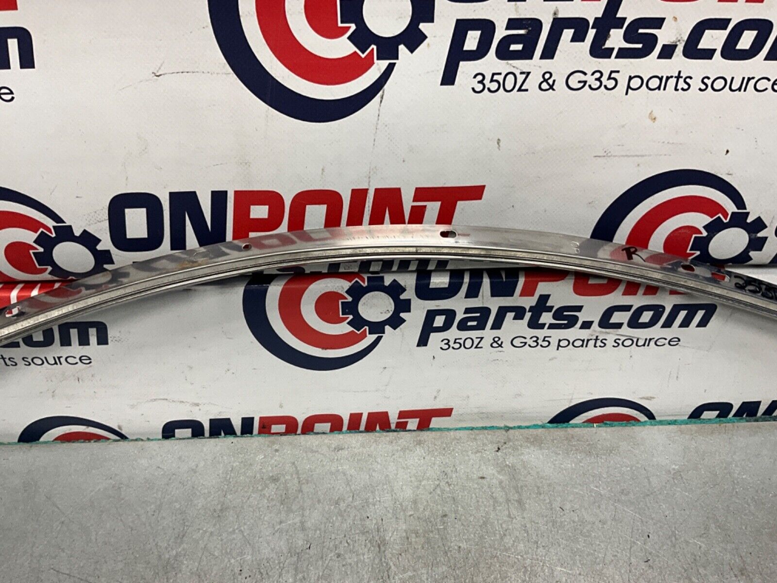 2007 Nissan Z33 350Z Passenger Right Exterior A Pillar Trim Complete OEM 25BBMF2 - On Point Parts Inc