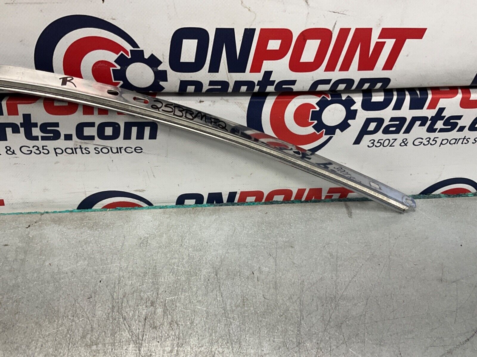 2007 Nissan Z33 350Z Passenger Right Exterior A Pillar Trim Complete OEM 25BBMF2 - On Point Parts Inc