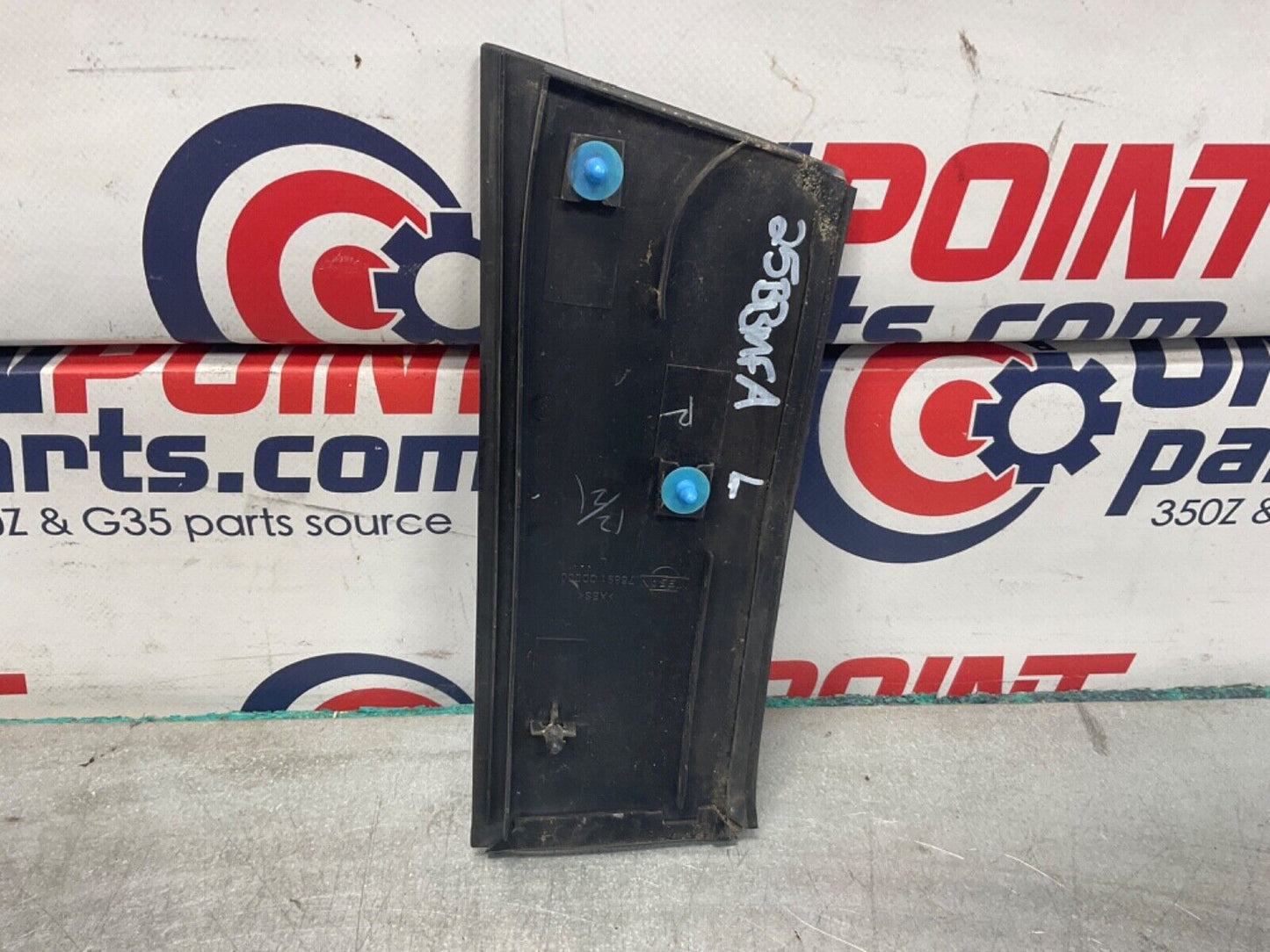 2007 Nissan Z33 350Z Driver Left Exterior B Pillar Trim 76891 OEM 25BBMFA - On Point Parts Inc