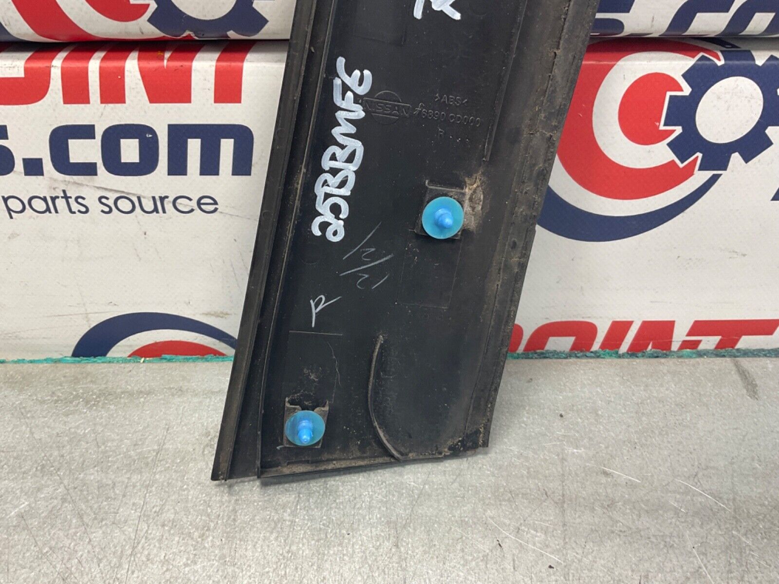 2007 Nissan Z33 350Z Passenger Right Exterior B Pillar Trim 76890 OEM 25BBMFE - On Point Parts Inc