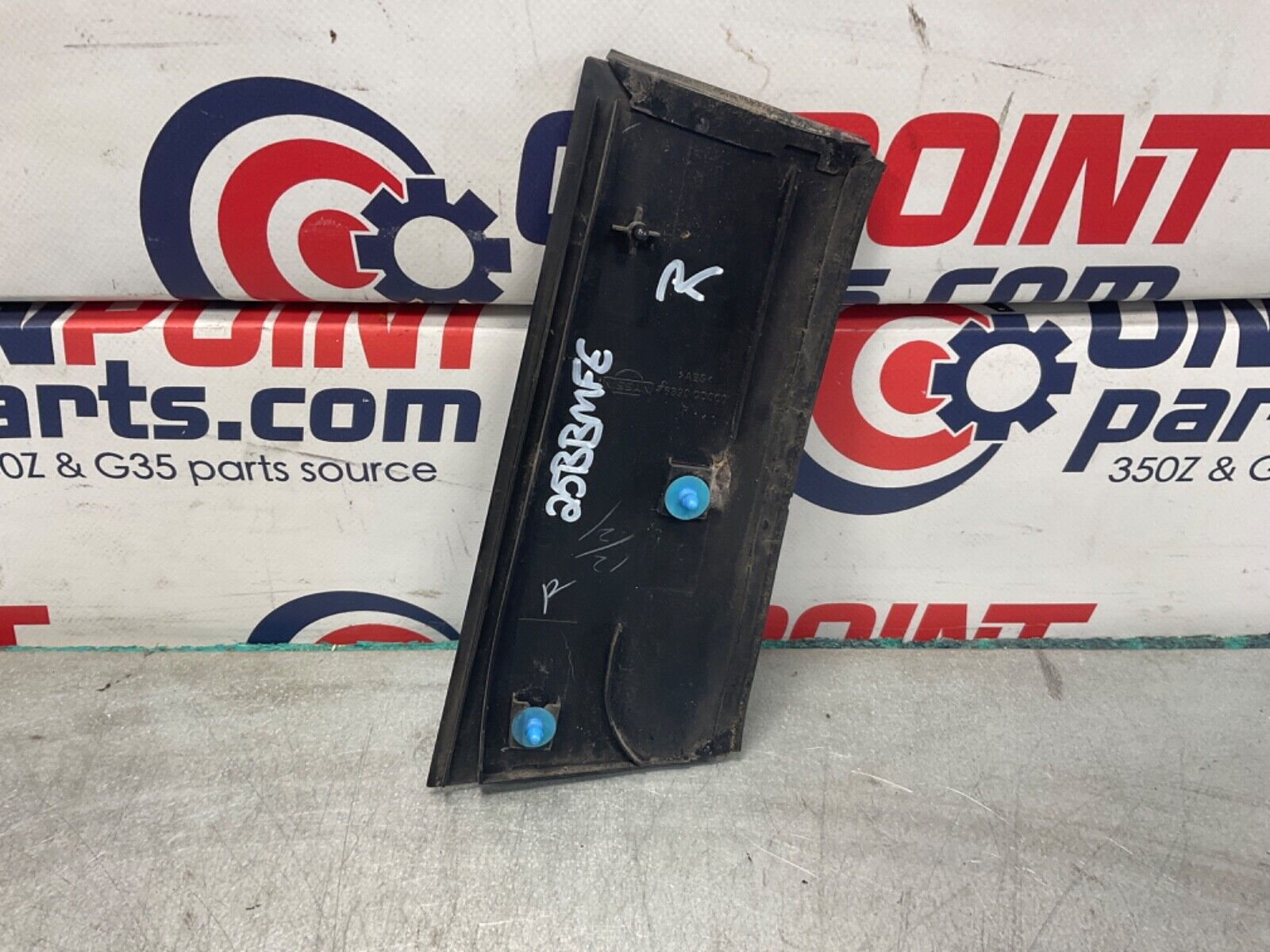 2007 Nissan Z33 350Z Passenger Right Exterior B Pillar Trim 76890 OEM 25BBMFE - On Point Parts Inc