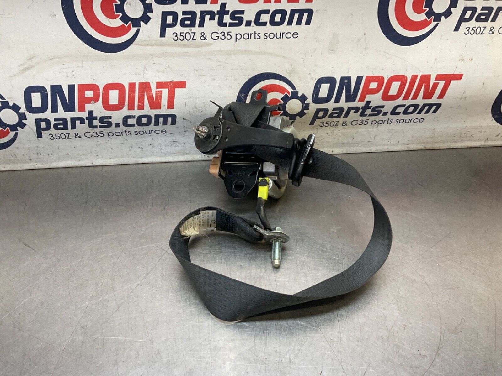 2007 Nissan Z33 350Z Driver Left Seat Belt Retractor Tensioner OEM 25BBMFE - On Point Parts Inc