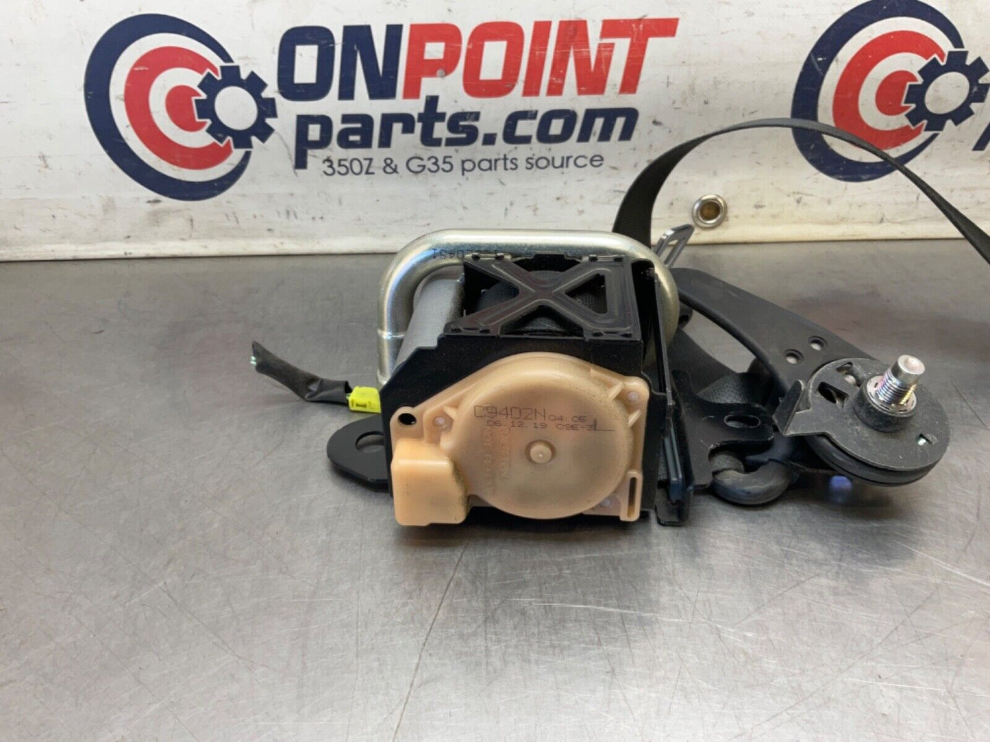 2007 Nissan Z33 350Z Driver Left Seat Belt Retractor Tensioner OEM 25BBMFE - On Point Parts Inc