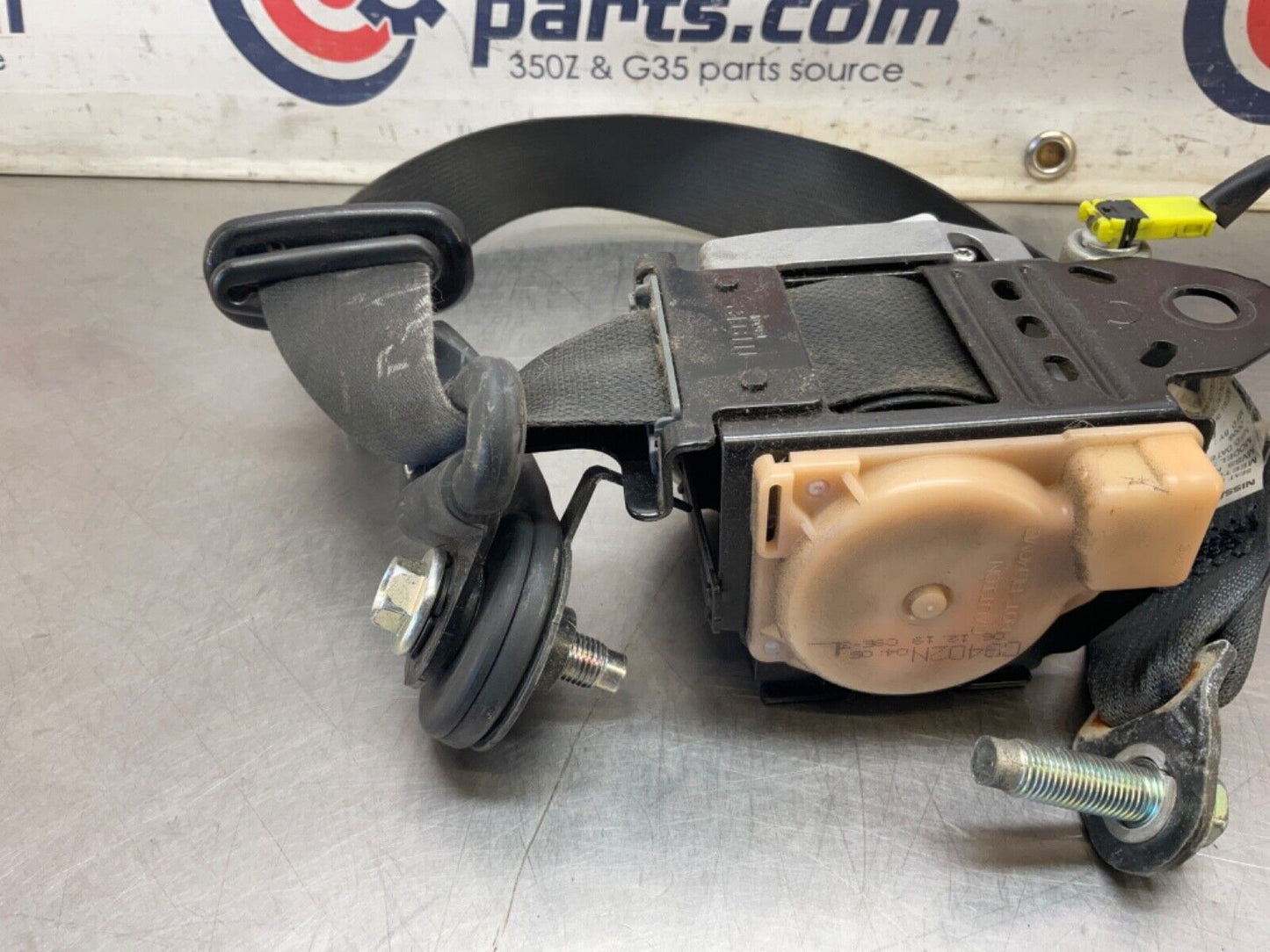 2007 Nissan Z33 350Z Driver Left Seat Belt Retractor Tensioner OEM 25BBMFE - On Point Parts Inc