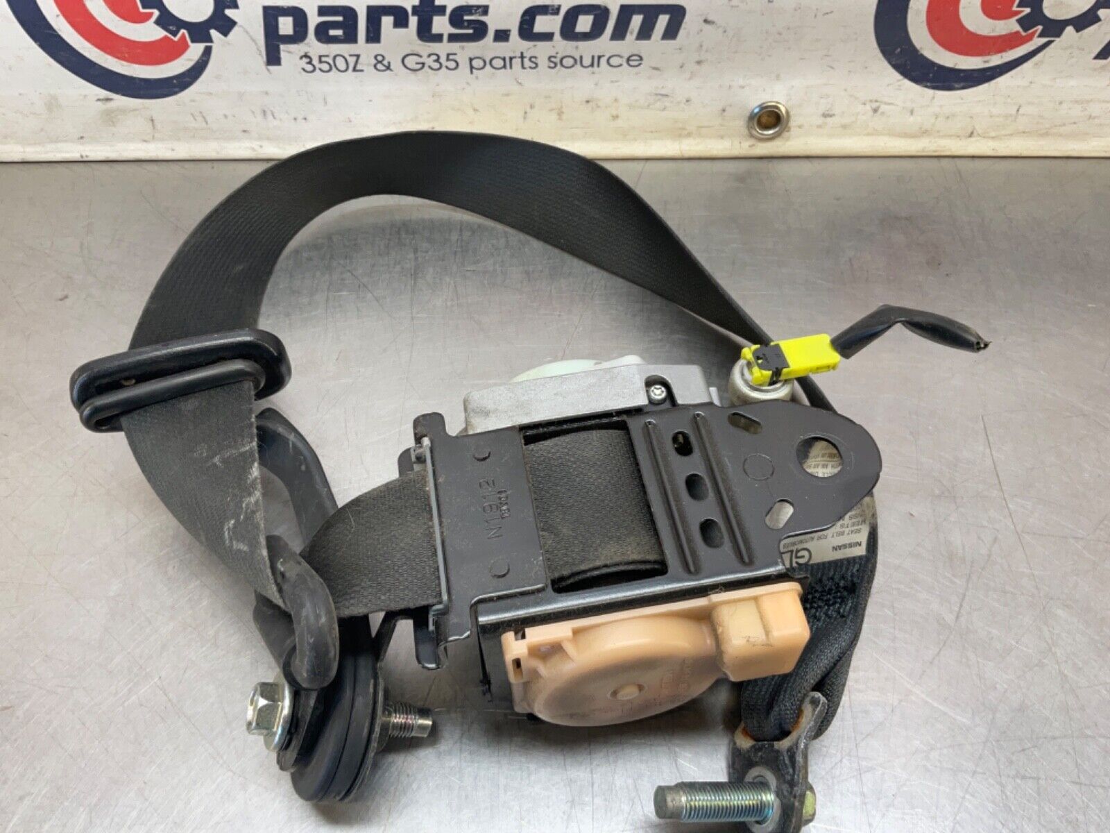 2007 Nissan Z33 350Z Driver Left Seat Belt Retractor Tensioner OEM 25BBMFE - On Point Parts Inc