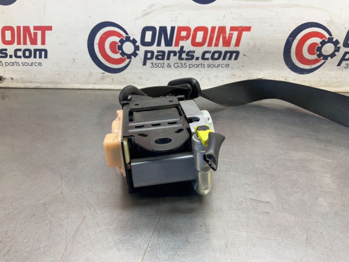 2007 Nissan Z33 350Z Driver Left Seat Belt Retractor Tensioner OEM 25BBMFE - On Point Parts Inc