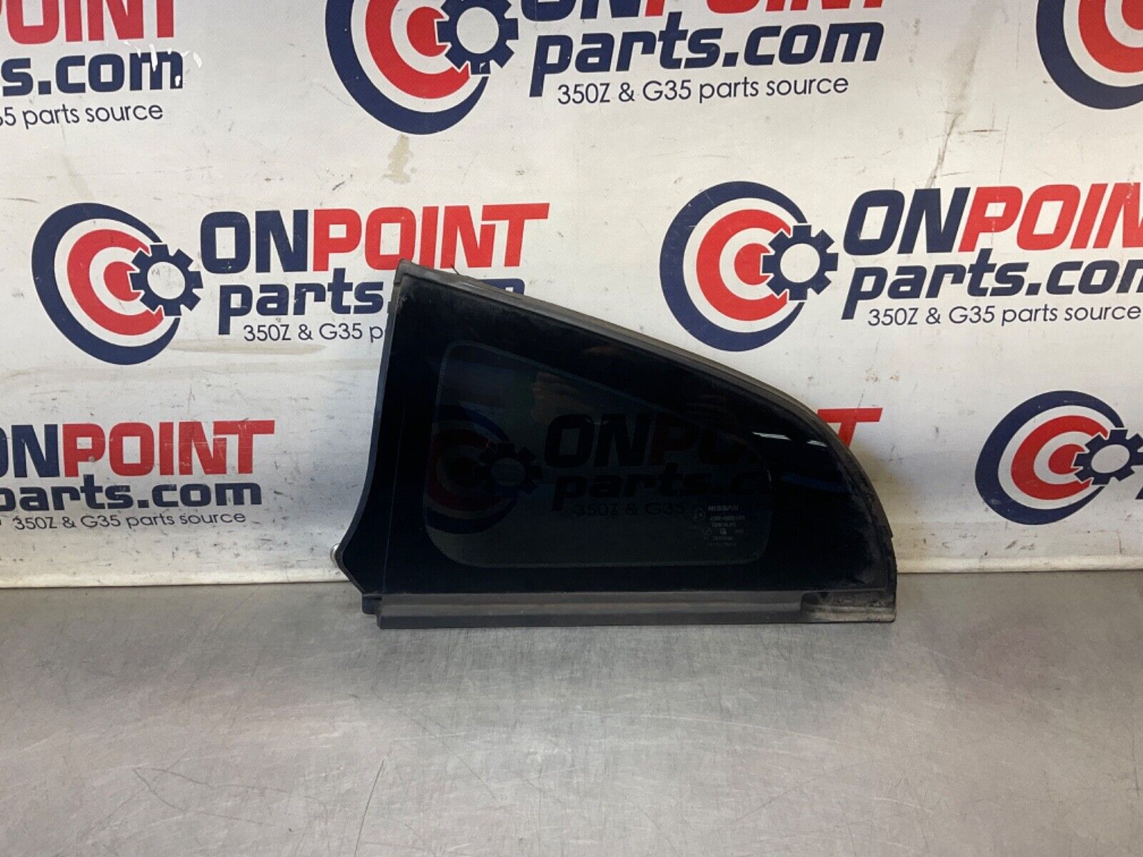 2007 Nissan Z33 350Z Driver Left Rear Quarter Panel Glass OEM 25BBMFA - On Point Parts Inc