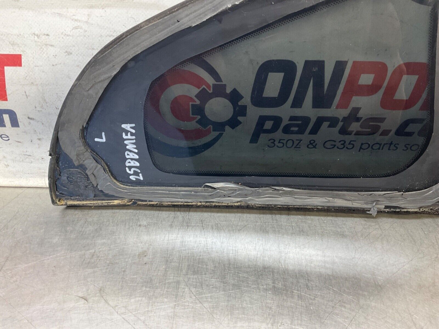 2007 Nissan Z33 350Z Driver Left Rear Quarter Panel Glass OEM 25BBMFA - On Point Parts Inc