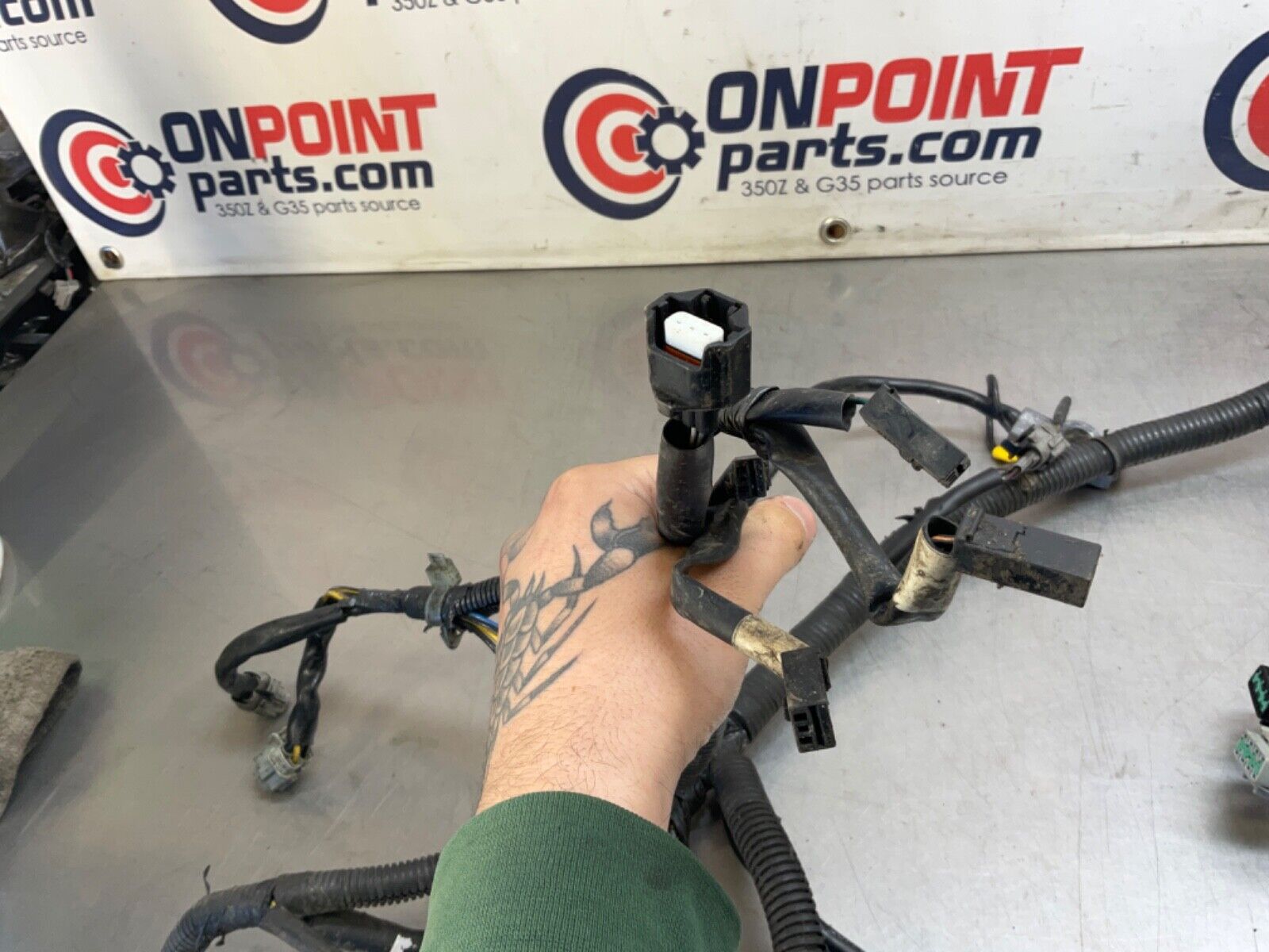 2007 Nissan Z33 350Z VQ35DE High Rev Engine Bay Body Harness MT 143k OEM 25BBMFK - On Point Parts Inc