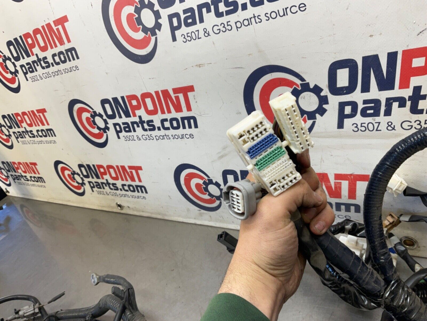 2007 Nissan Z33 350Z VQ35DE High Rev Engine Bay Body Harness MT 143k OEM 25BBMFK - On Point Parts Inc