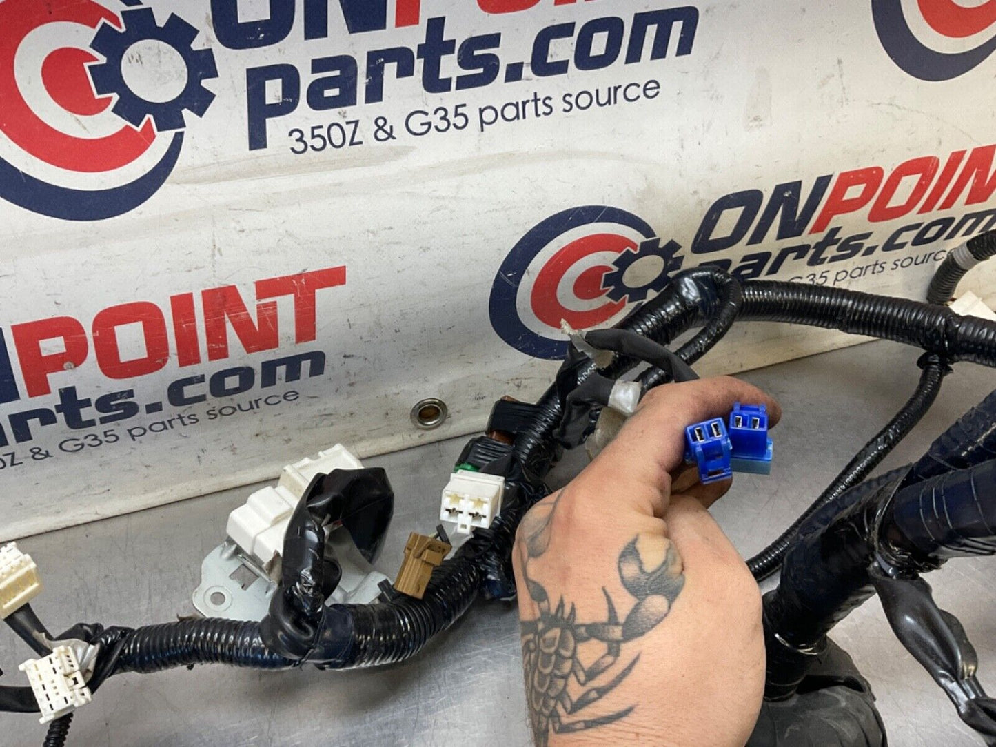 2007 Nissan Z33 350Z VQ35DE High Rev Engine Bay Body Harness MT 143k OEM 25BBMFK - On Point Parts Inc