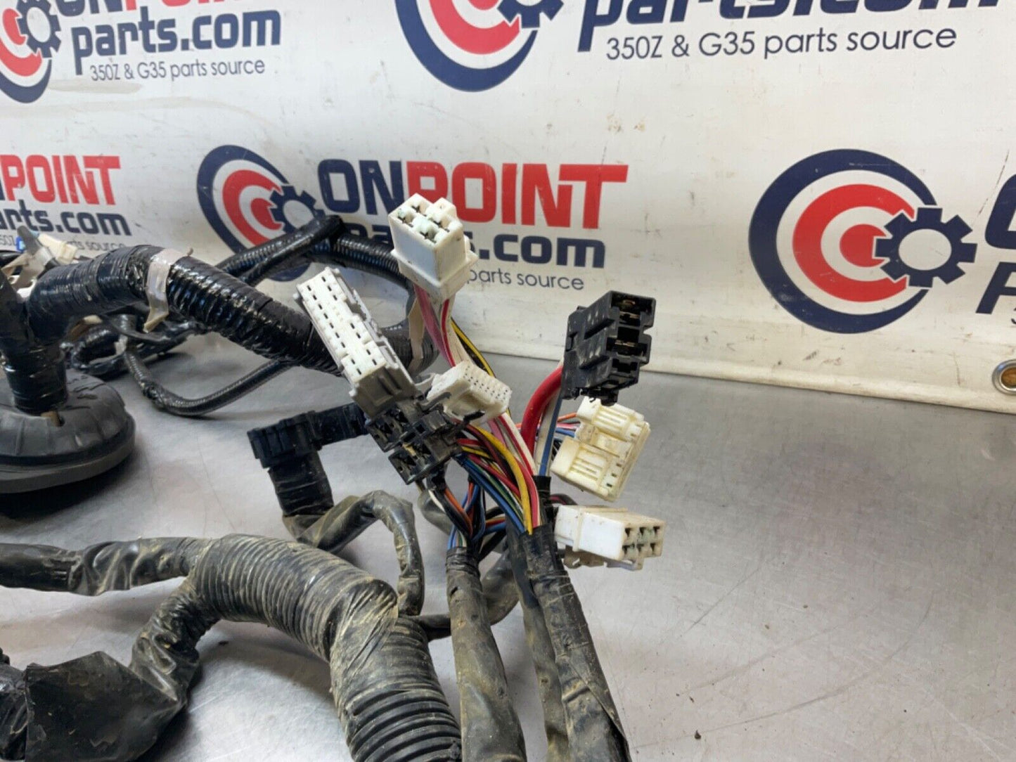 2007 Nissan Z33 350Z VQ35DE High Rev Engine Bay Body Harness MT 143k OEM 25BBMFK - On Point Parts Inc