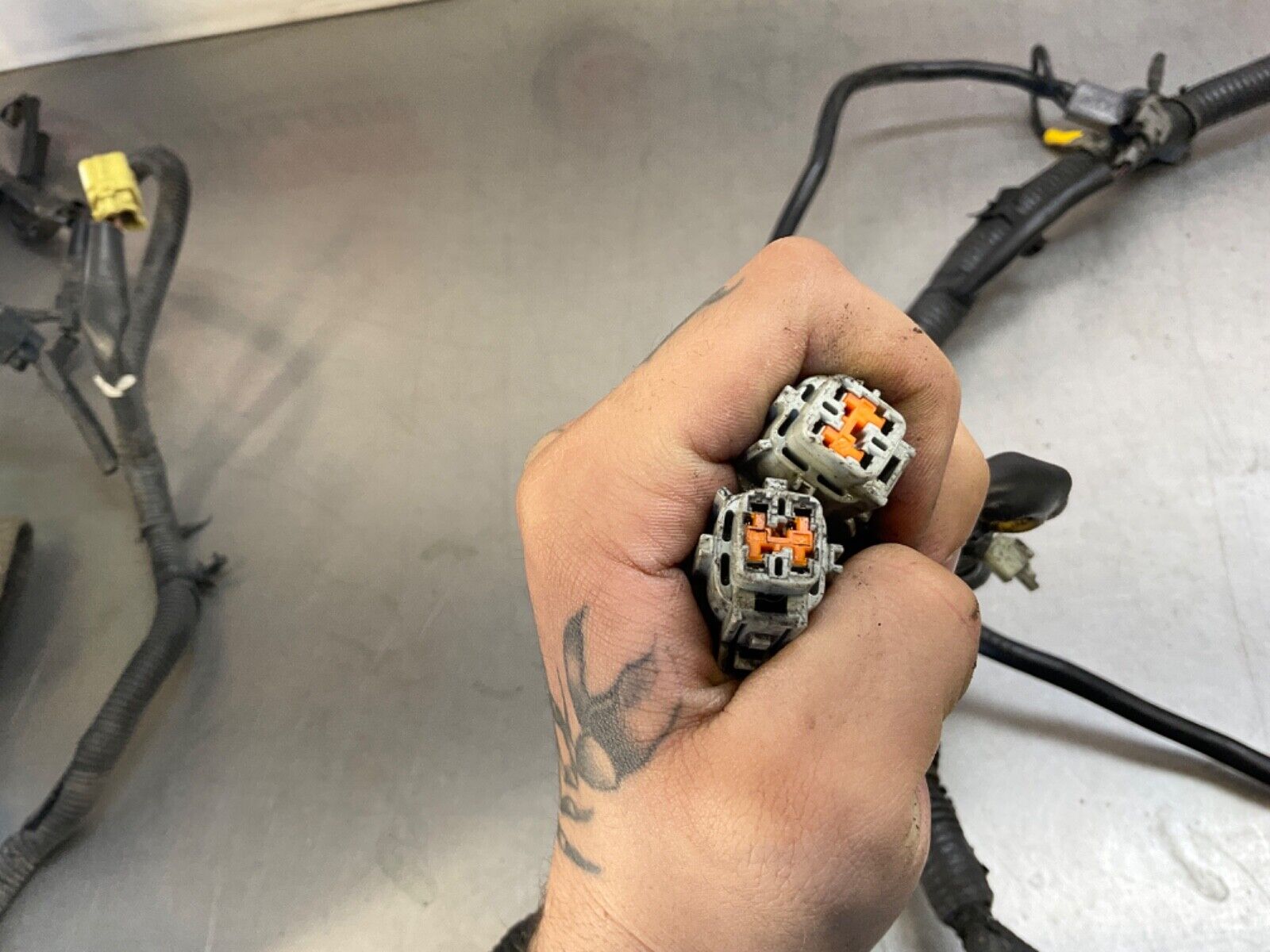 2007 Nissan Z33 350Z VQ35DE High Rev Engine Bay Body Harness MT 143k OEM 25BBMFK - On Point Parts Inc