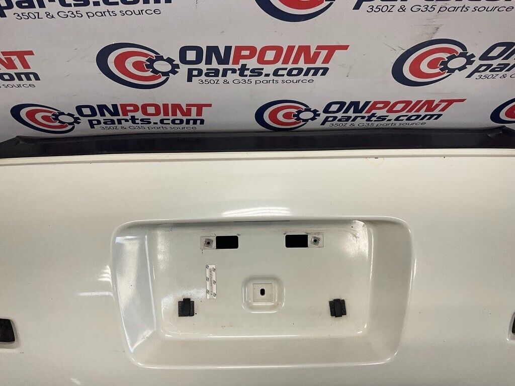 2008 Nissan Z33 350Z Rear Bumper Cover with Hatch Switch OEM 24BBTF5 - On Point Parts Inc