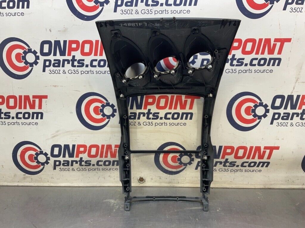 2008 Nissan Z33 350Z Front Center Dash Bezel Trim OEM 24BBTF7 - On Point Parts Inc