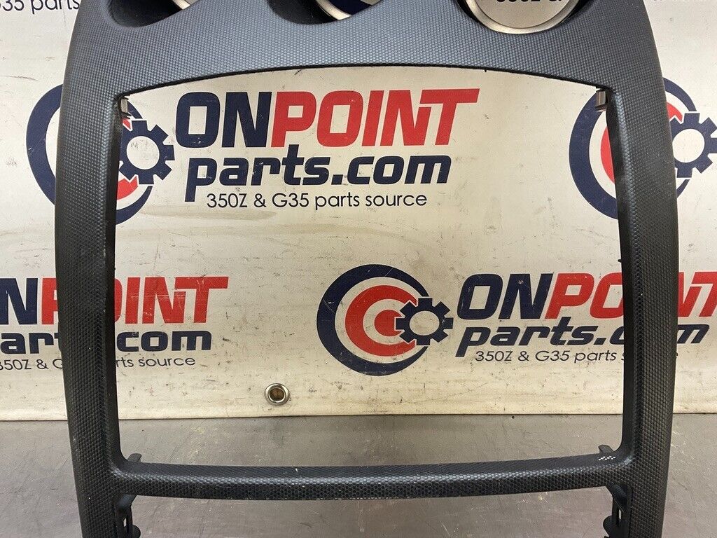 2008 Nissan Z33 350Z Front Center Dash Bezel Trim OEM 24BBTF7 - On Point Parts Inc