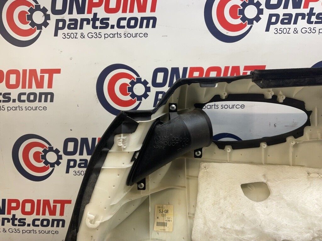 2008 Nissan Z33 350Z Driver Left Interior Door Panel Trim 80923 OEM 24BBTF8 - On Point Parts Inc