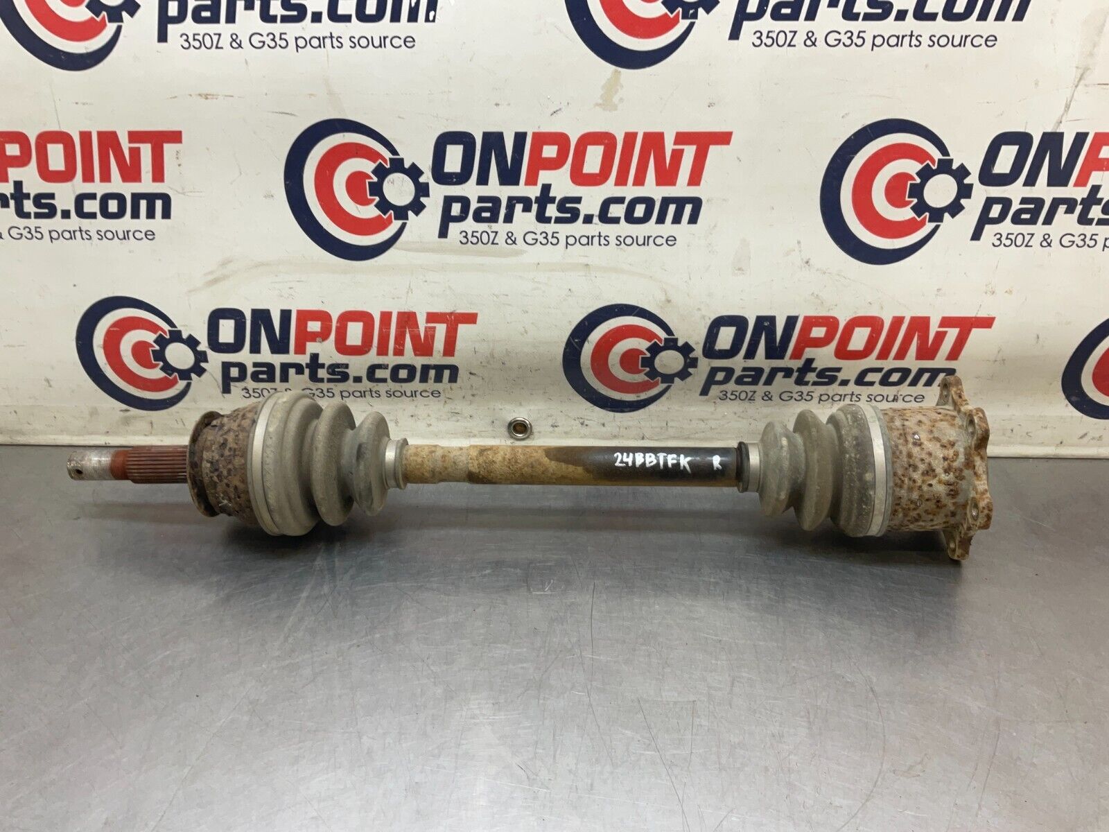 2008 Nissan Z33 350Z Passenger Right Rear RWD Axle Half Shaft OEM 24BBTFK - On Point Parts Inc