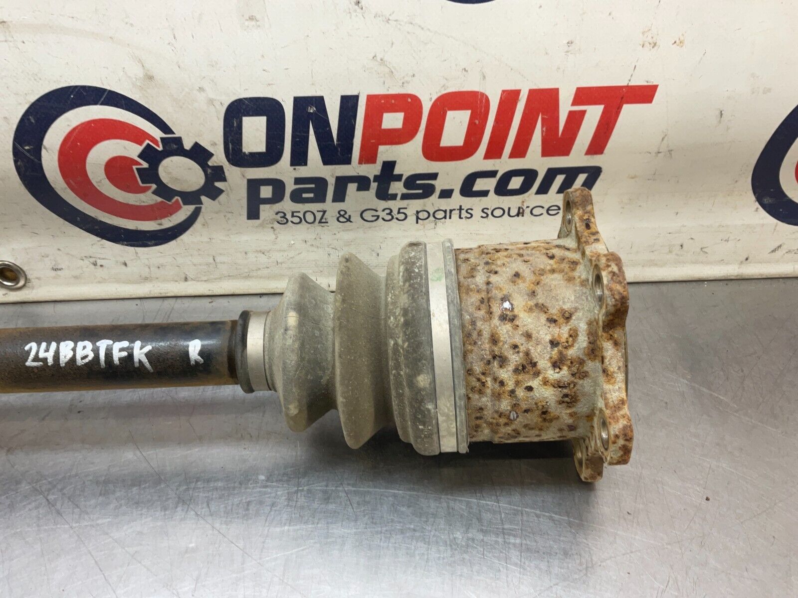 2008 Nissan Z33 350Z Passenger Right Rear RWD Axle Half Shaft OEM 24BBTFK - On Point Parts Inc