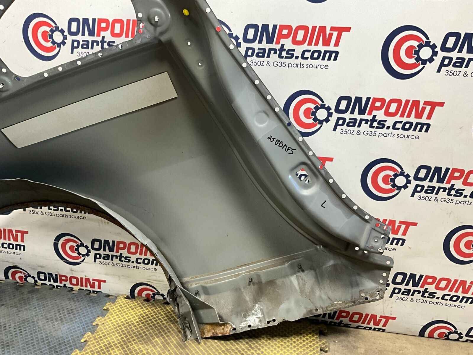 2007 Nissan Z33 350Z Driver Left Rear Quarter Fender Panel OEM 25BBMF1 - On Point Parts Inc