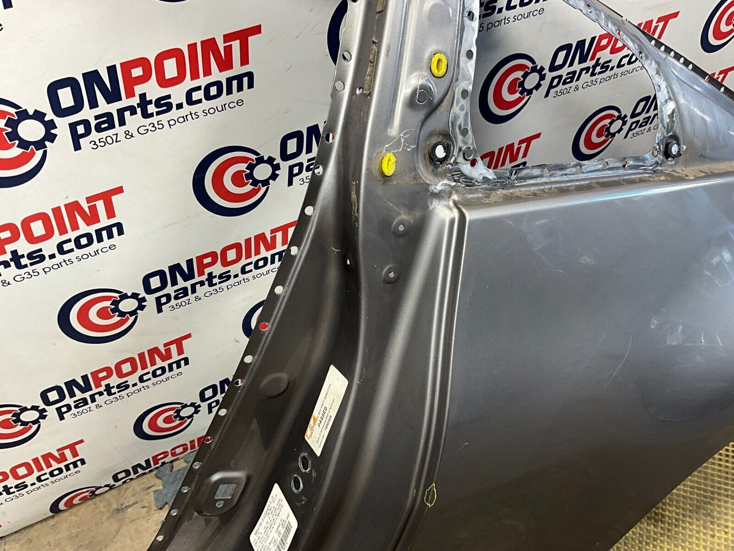 2007 Nissan Z33 350Z Driver Left Rear Quarter Fender Panel OEM 25BBMF1 - On Point Parts Inc