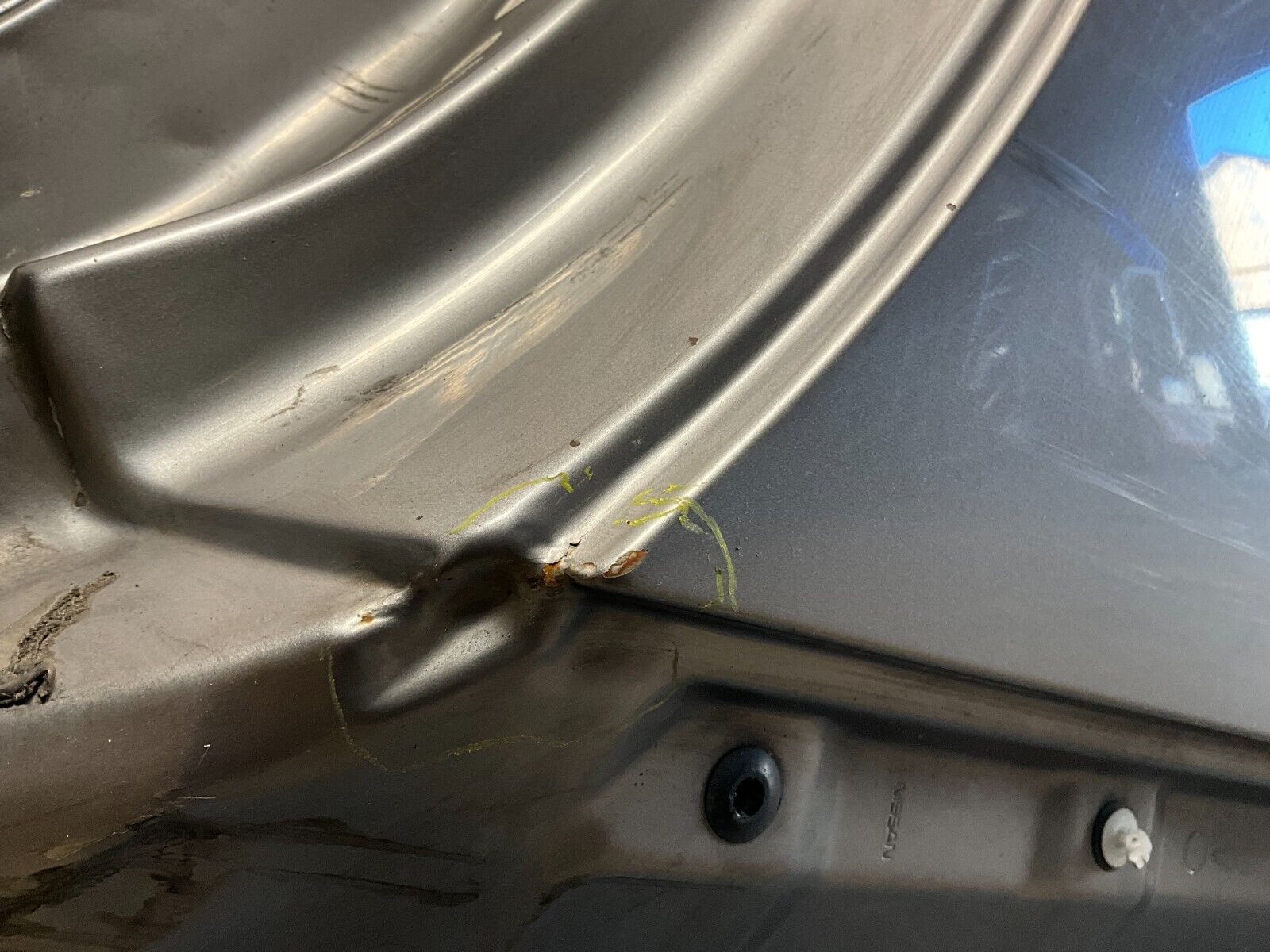 2007 Nissan Z33 350Z Driver Left Rear Quarter Fender Panel OEM 25BBMF1 - On Point Parts Inc