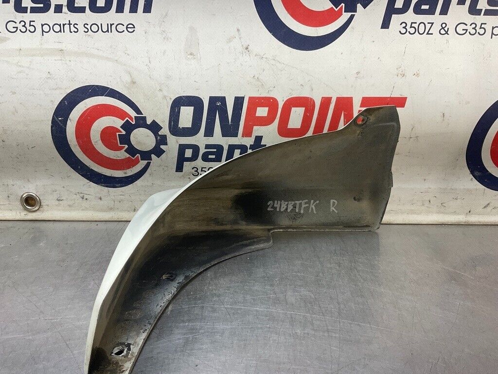2008 Nissan Z33 350Z Passenger Right Rear Mudflap Splash Guard 999J2 OEM 24BBTFK - On Point Parts Inc