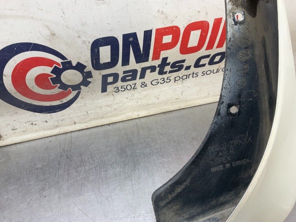 2008 Nissan Z33 350Z Passenger Right Rear Mudflap Splash Guard 999J2 OEM 24BBTFK - On Point Parts Inc