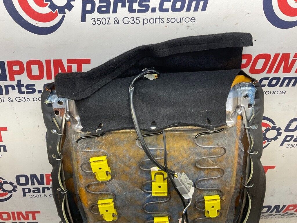 2008 Nissan Z33 350Z Passenger Right Leather Powered Seat Cushion OEM 24BBTF9 - On Point Parts Inc