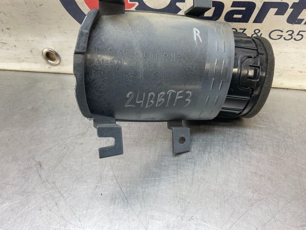 2008 Nissan Z33 350Z Passenger Right Door Panel Vent Trim 80964 OEM 24BBTFE - On Point Parts Inc