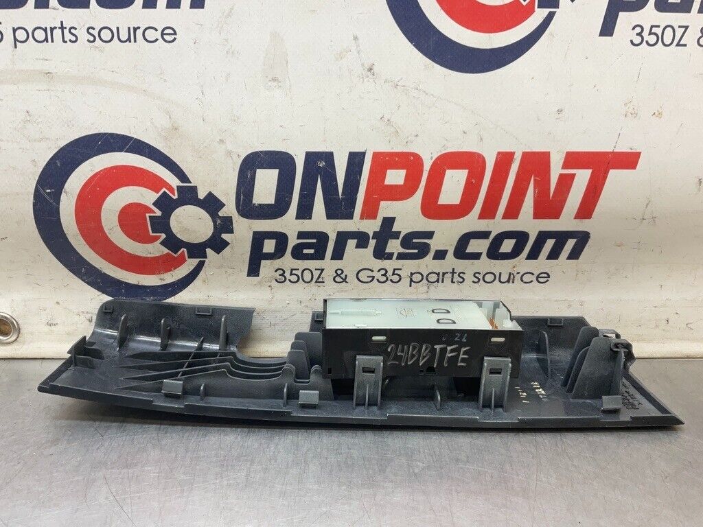 2008 Nissan Z33 350Z Passenger Right Door Lock Window Switch Trim OEM 24BBTFE - On Point Parts Inc