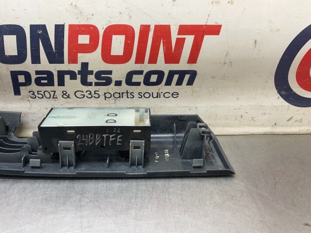 2008 Nissan Z33 350Z Passenger Right Door Lock Window Switch Trim OEM 24BBTFE - On Point Parts Inc