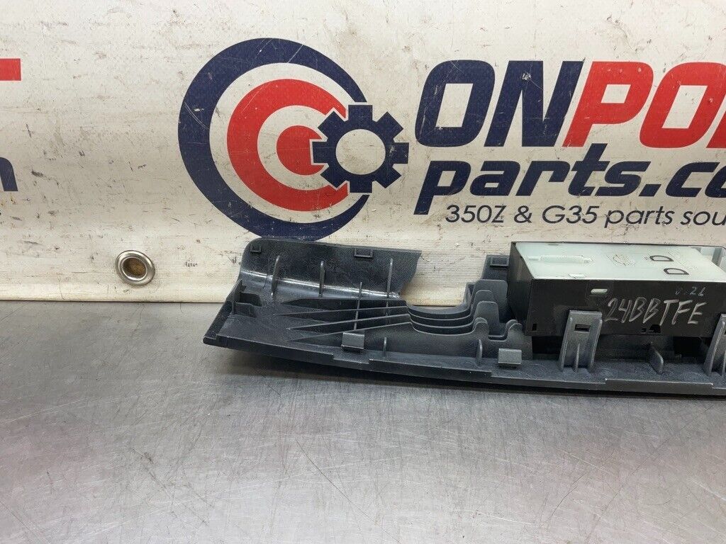 2008 Nissan Z33 350Z Passenger Right Door Lock Window Switch Trim OEM 24BBTFE - On Point Parts Inc