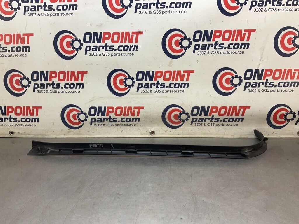 2008 Nissan Z33 350Z Passenger Right Door Threshold Sill Trim 769B4 OEM 24BBTF7 - On Point Parts Inc