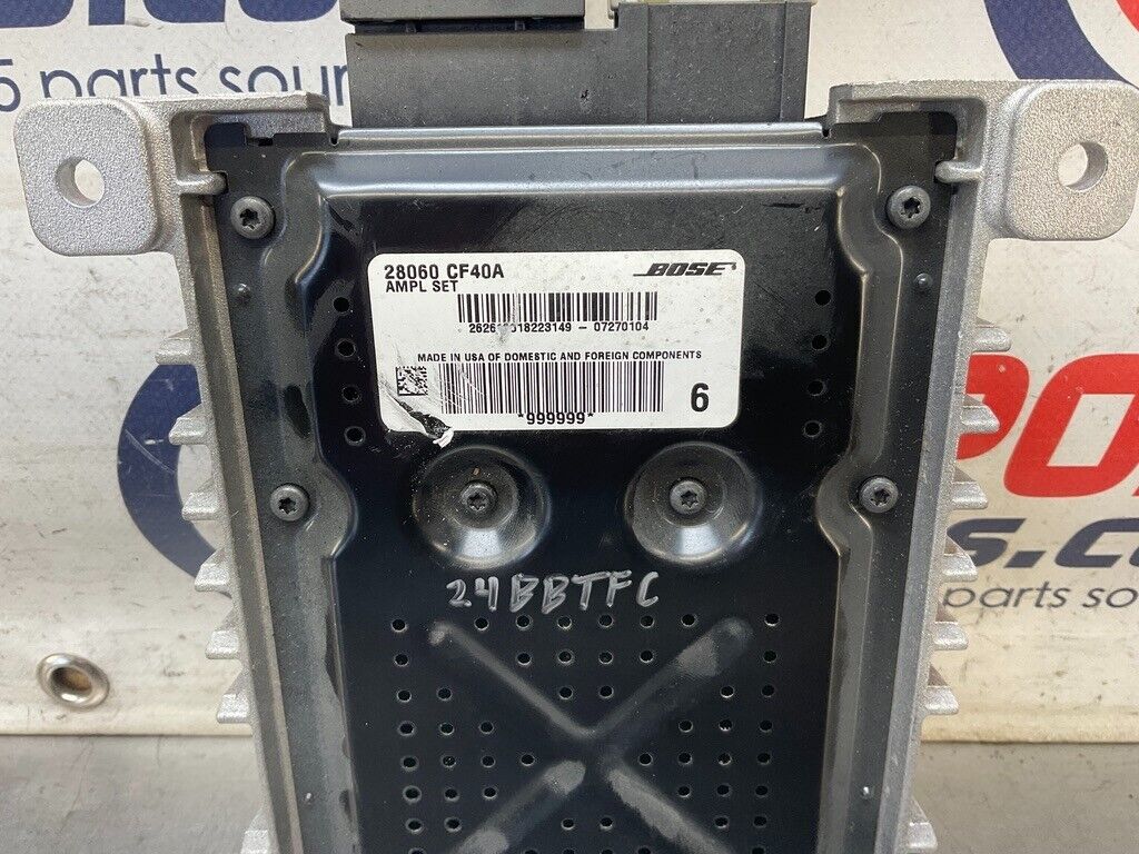 2008 Nissan Z33 350Z BOSE Stereo Amplifier 28060 OEM 24BBTFC - On Point Parts Inc