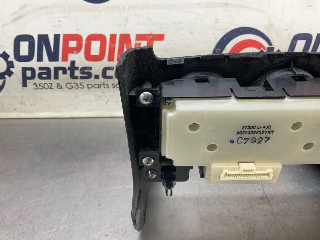 2008 Nissan Z33 350Z AC Controls Automatic Shifter Bezel 27500 OEM 24BBTF7 - On Point Parts Inc